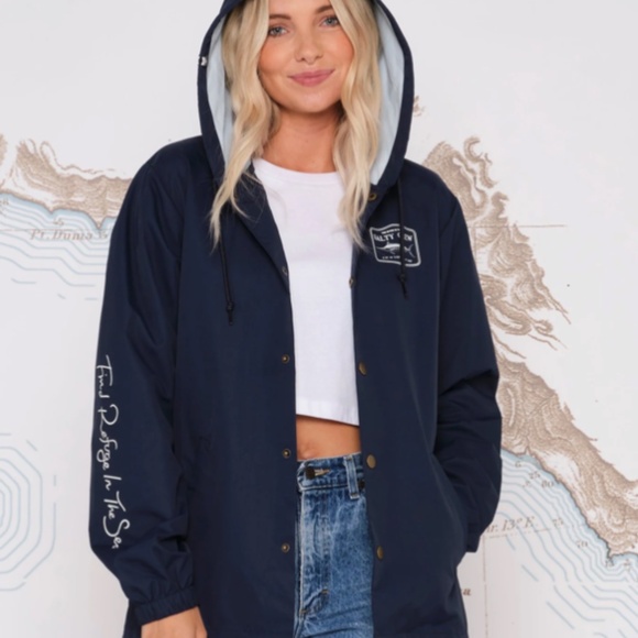 Salty Crew Stealth Waterproof Snap Jacket - Picture 10 of 11